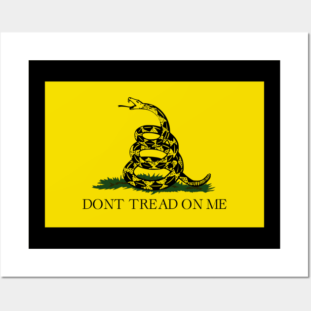 Don't Tread On Me - Gadsden flag Wall Art by DarkwingDave